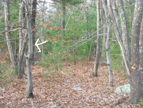 difficult trail markings on boundary trail