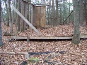 building project on the boundary trail