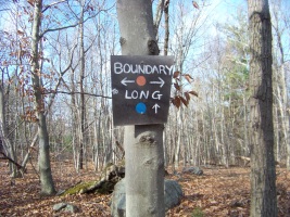 trail intersection on boundary trail