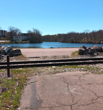 Eaton Pond from parking area