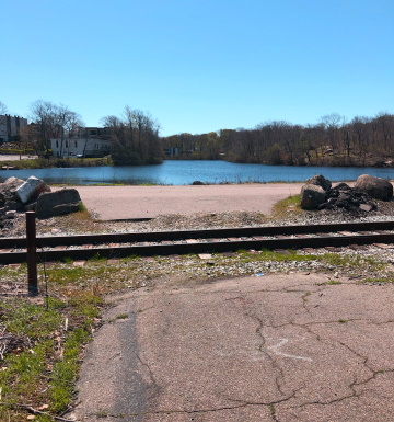 eaton pond from parking area