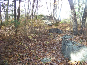 rock overlook on the wiggin trail