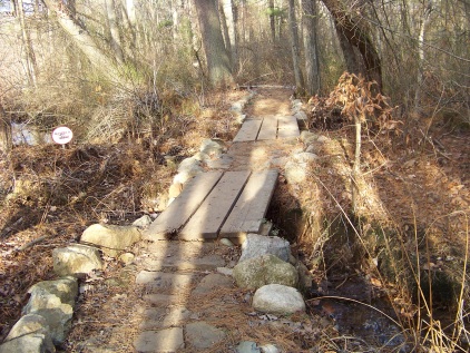 bridges and island on ingeno trail in Rockland