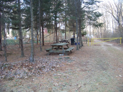 security gate at rockland town forest