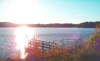 Aaron Reservoir from the Cohasset dam side.