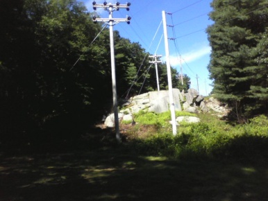 large rock front in bradford torrey bird sanctuary