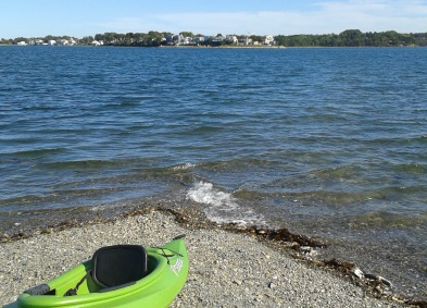 High tide on Bumpkin Island