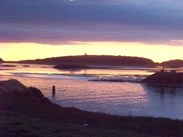 cohasset harbor at dawn