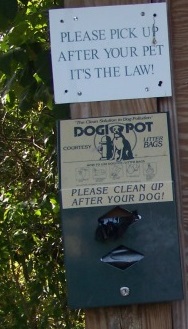 dog waste station