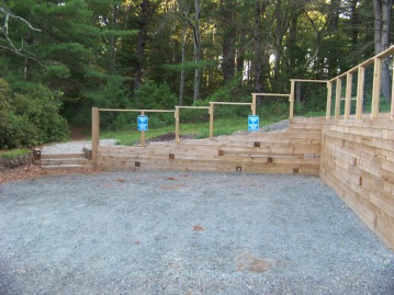 handicapped parking at boat launch area