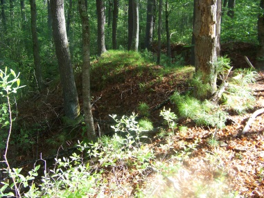 mini esker on john sherman path