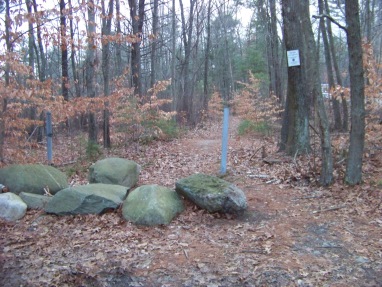 side of road entrance  to BWMA