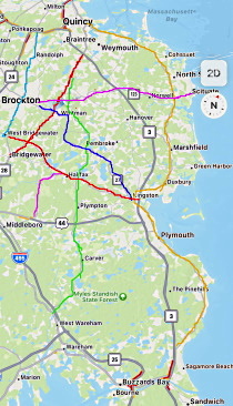 map of the south shore highlighted map of the south shore highlighted