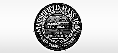 marshfield town seal black and white