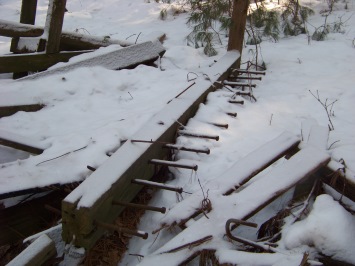 repurpose material on the trail