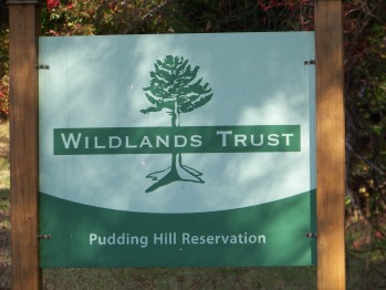 sign at pudding hill reservation