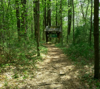 Kiosk at Striar Conservancy