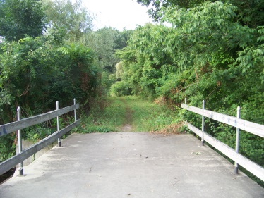 bridge over triphammer pond