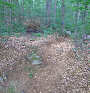 Trail redirect on Twin Ponds Trail.