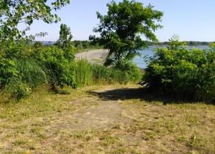 Informal trail down from Mary's Point.