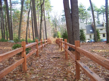 fenced in access to whortleberry hollow