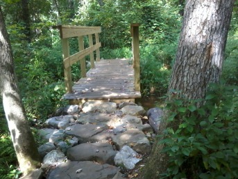 permanent bridge completed in rockland town forest