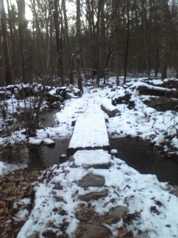 bridge on jims trail in rockland