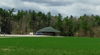 The pavilion at Forge Pond Park