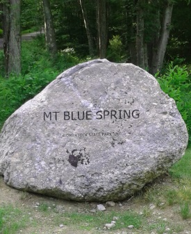 Mount Blue Springs rock.