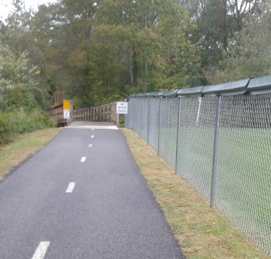 pathway behind osborne field