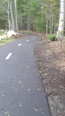 the paved Pathway in Norwell