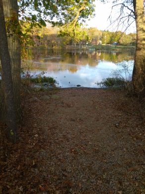 boat launch area on forge pond