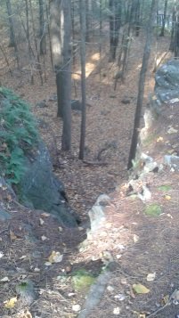 cliff like spot at Rocky Run cliff like spot at Rocky Run