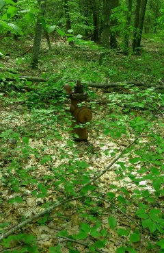 Leftover relic of National Fireworks Co. in Hanover/Rockland.