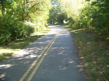 sea side trail leads into Nelson Playground