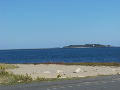 beach and view at Nelson Playground