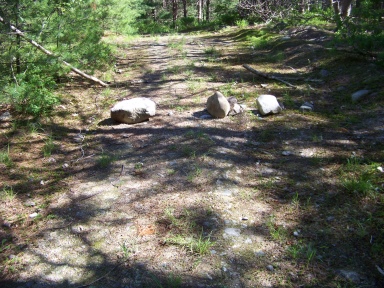 boundary limit removed on twin ponds trail