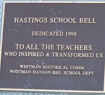 Teachers dedication at whitman park