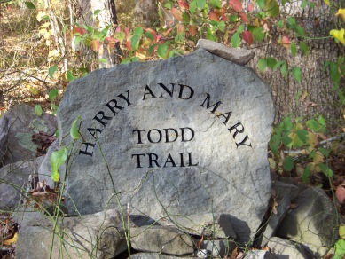 Harry and Mary Todd Trail at willow brook farm in Pembroke