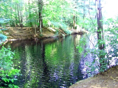 Lagoon next to Holly Pond Beach.
